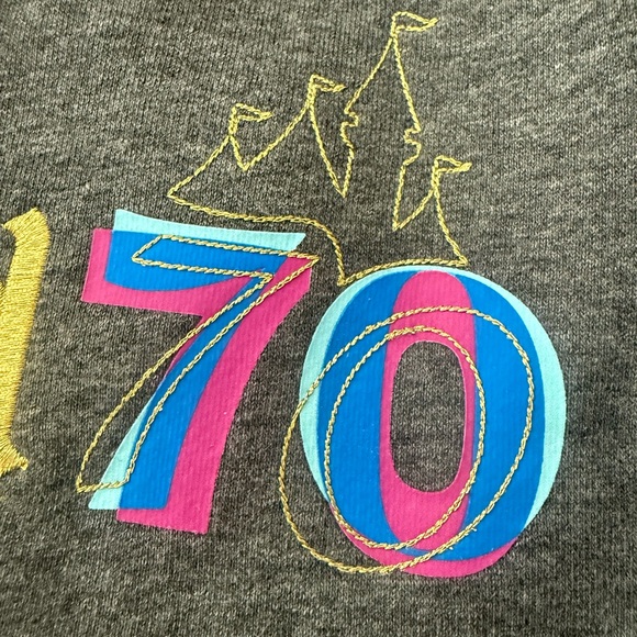 NWT Disney Gray 70th Anniversary Sweatshirt - Picture 4 of 8